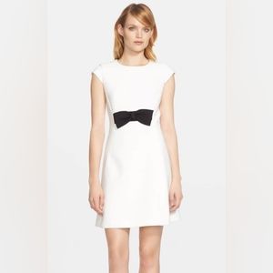 Kate Spade White Dress and Black Bow